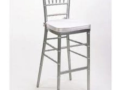 Silla Chiavari Alta Plateada